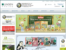 Tablet Screenshot of lingenverlag.de